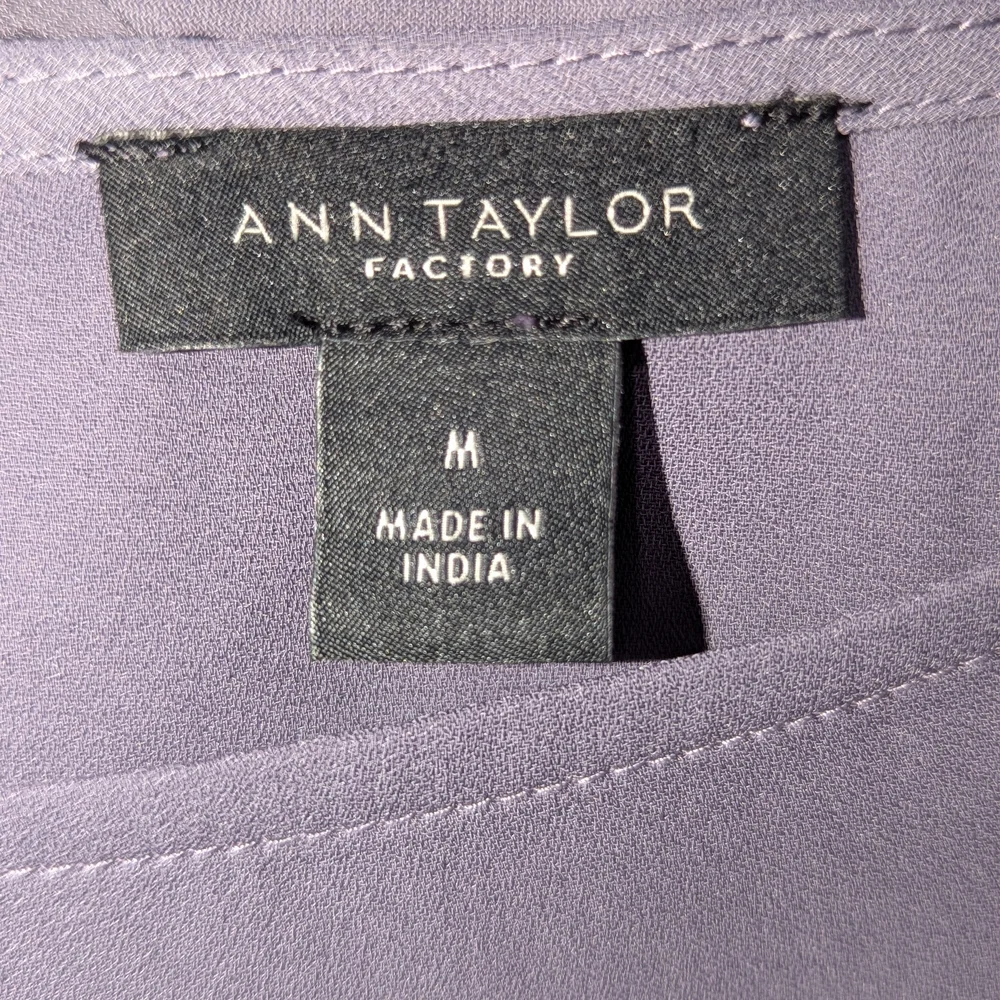 Ann‎ Taylor Purple Women's Blouse